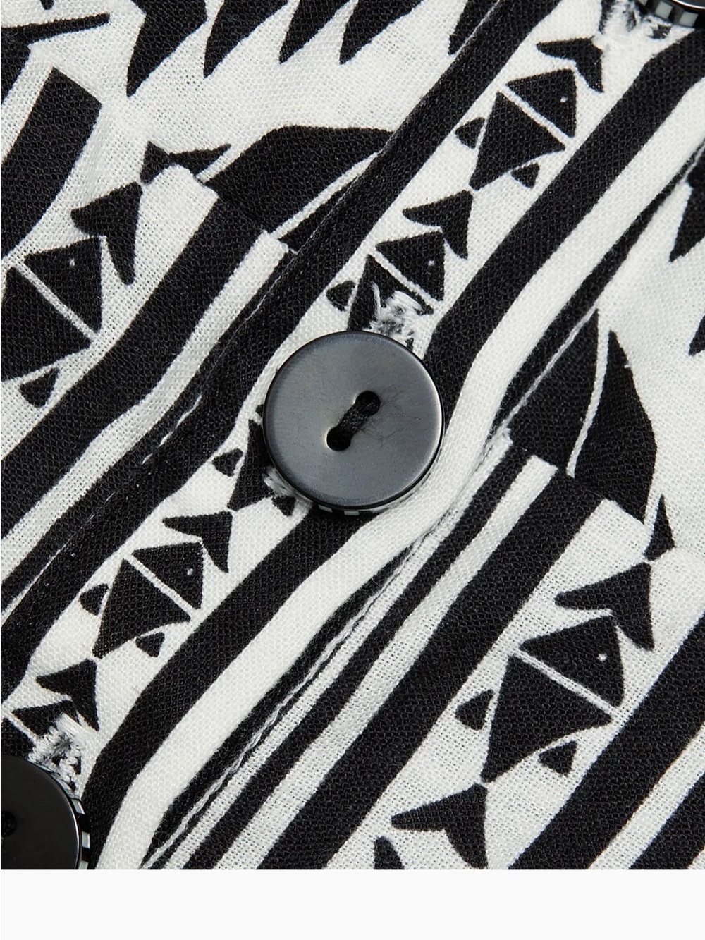 Farm Rio Black & White Monochrome Elegance Scarf Belted Romper Size M 🖤🤍 - Picture 6 of 9